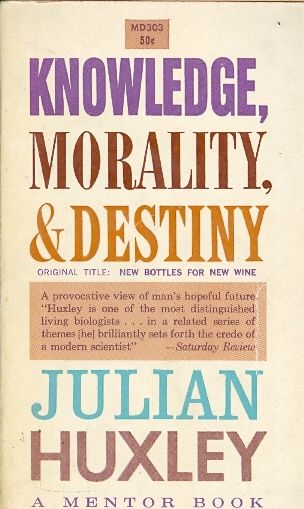 KNOWLEDGE MORALITY DESTINY