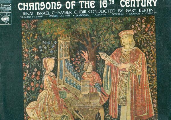 chansons of the 16th century
