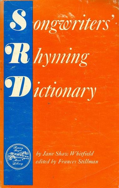 Songwriters Rhyming Dictionary
