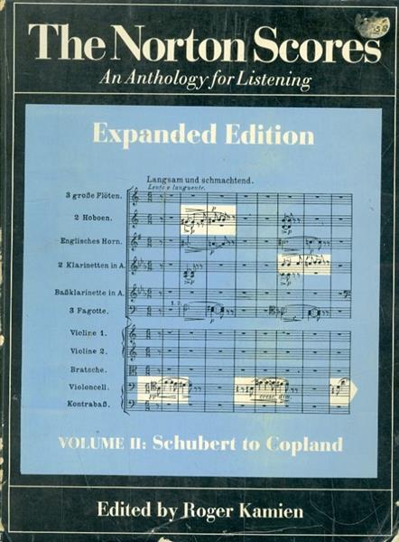 The Norton Scores Vol  2 Schubert to Copland