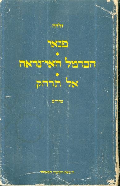 פנאי הכרמל האי נראה אל תרחק