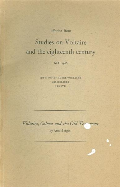 studies on Voltaire and the eighteenth century