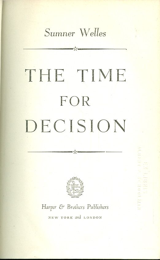 a time for decision