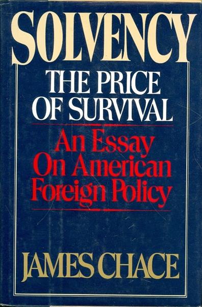 solvency the price of survival
