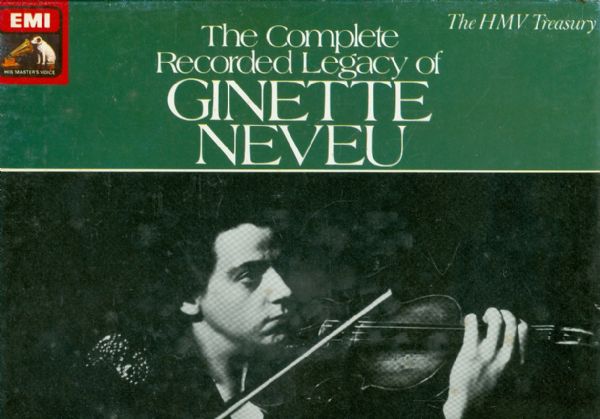 Complete recorded legacy of Ginette Neveu 4 record