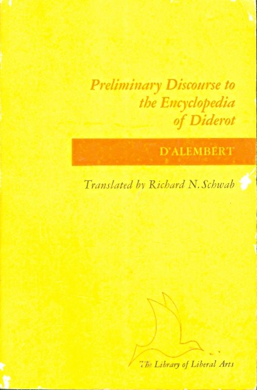 preliminary discourse to the encyclopedia of dider